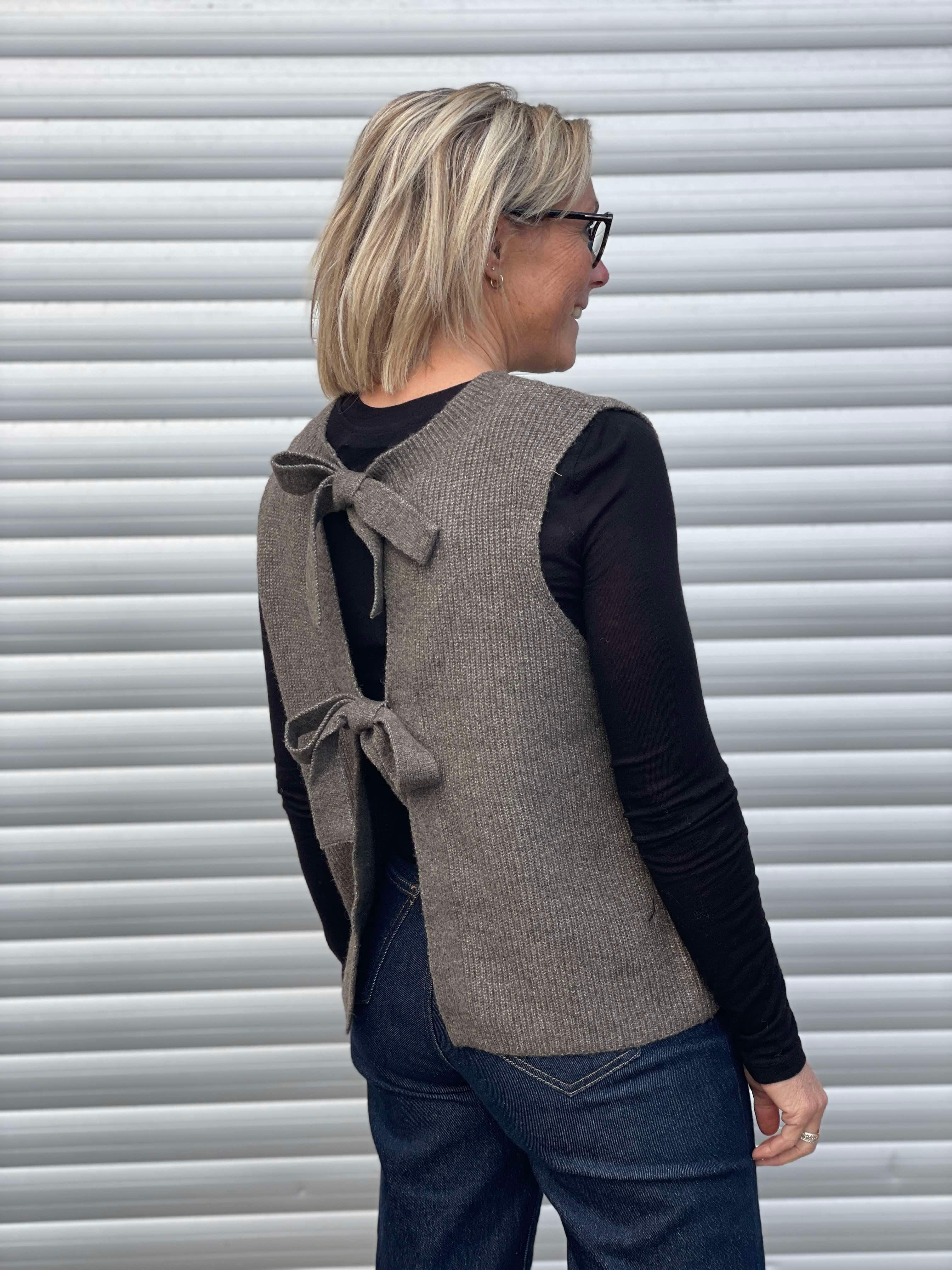 PCSILLY Knit Cardigan - Morel